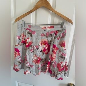 Old Navy Floral Skirt with elastic waist